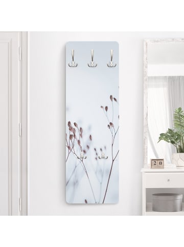 WALLART Garderobe - Zartblaue Wildblumen in Blau