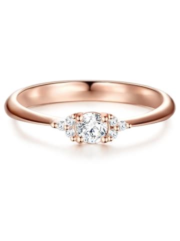 Trilani Ring Sterling Silber Zirkonia in roségold