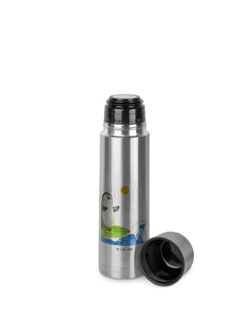 Mr. & Mrs. Panda Thermobecher Pinguin Surfer ohne Spruch in Transparent