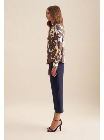 Seidensticker Hemdbluse Regular in Mittelblau