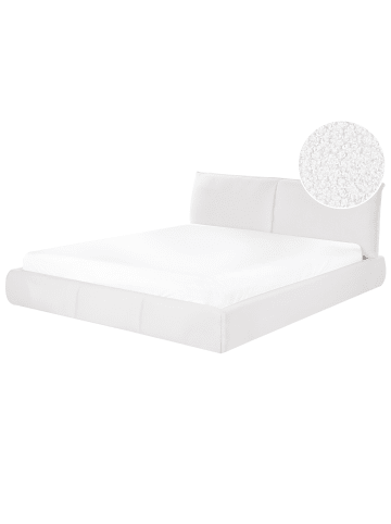 Beliani Doppelbett VINAY in Weiß - (W) 196 x (H) 90 x (L) 233 cm