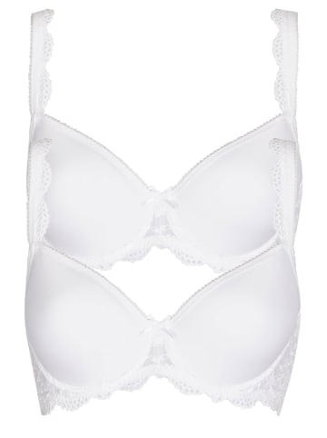 Nina von C. 2er Pack Spacer BH in Weiss Weiss