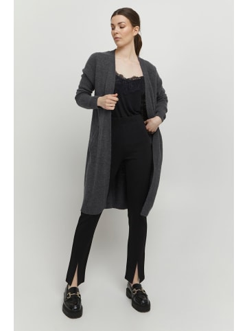 b. young Strickjacke BYMIRELLE Regular fit in Blackened Pearl Melange