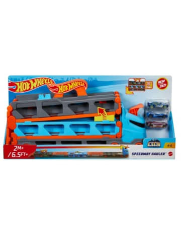 Mattel Spielzeug - Hot Wheels 2-in-1 Rennbahn-Transporter