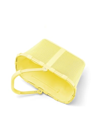 Reisenthel Carrybag - Einkaufskorb (cord dark matcha) in frame mesh lemon