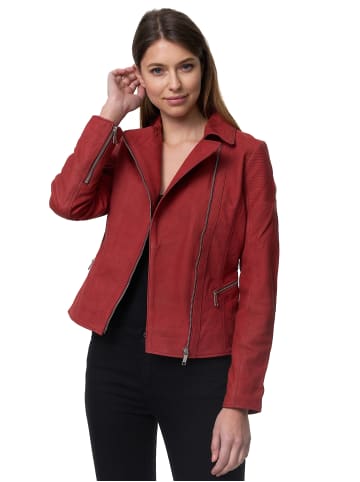 Tazzio Lederjacke "F500" - in Bordeaux