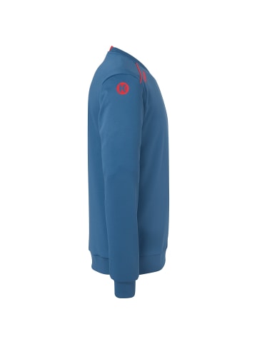 Kempa Langarmshirt PLAYER TRAINING TOP Kids in ice grau/fluo rot