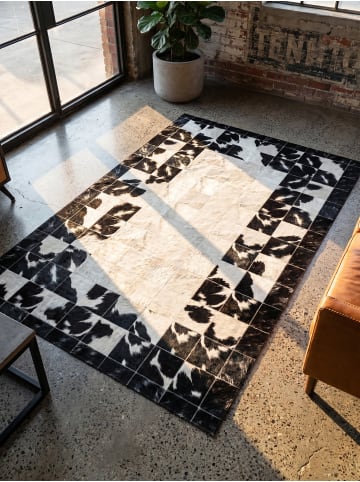 KADIMA DESIGN Teppich Flachgewebe Waschbar Patchwork PIZOL Strapazierfähig