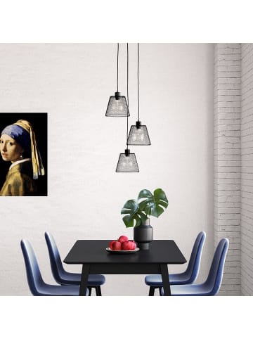 home24 Pendelleuchte Le Vigan in Schwarz