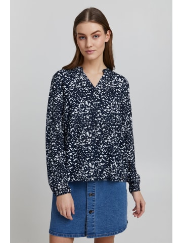 Oxmo Langarmbluse Elvy in Blau