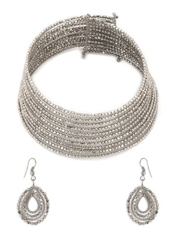 IZIA Halsband in Silber Mehrfarbig