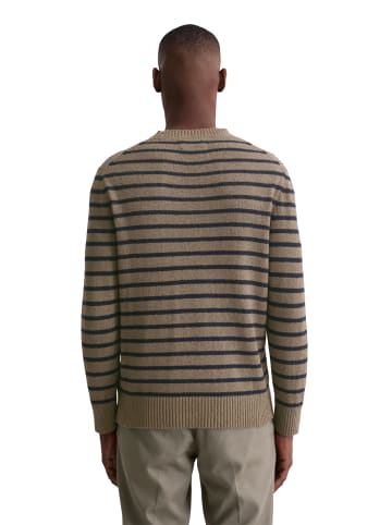 Marc O'Polo Bouclé-Pullover regular in Dark Beige