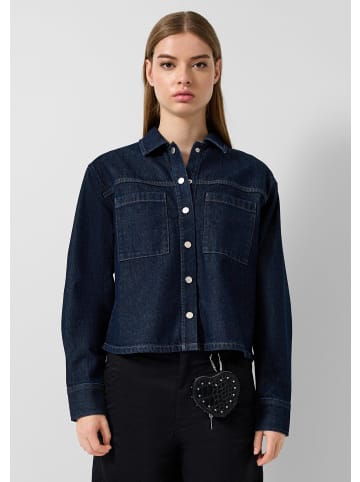 QS Bluse in 59Y8_navy