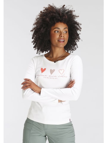 Kangaroos Longsleeve in weiß