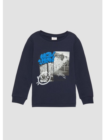 s.Oliver T-Shirt langarm in Blau