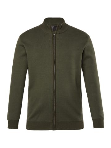 JP1880 Strickjacke in moosgrün