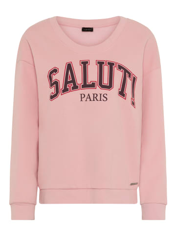 Laura Scott Sweatshirt in puderrosa