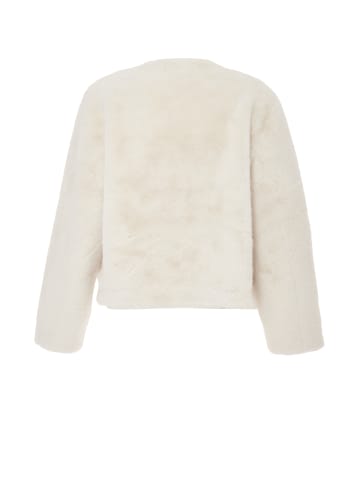 CARNEA Damen Strickjacke in Wollweiss