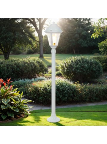 Licht-Erlebnisse Wegeleuchte (B)20 x (L)20 x (H)100 cm in Weiß