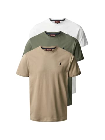 MCS T-shirt MCOhio in Beetle-SilverMink-White