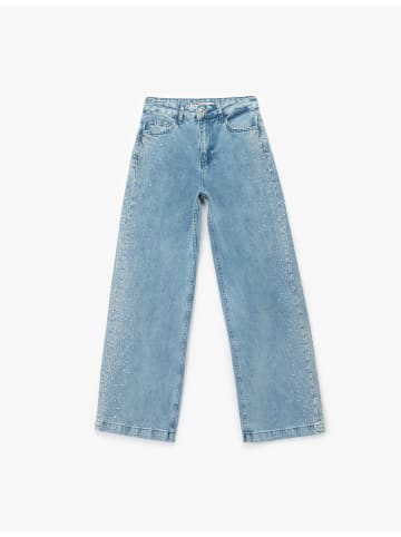KOTON HOSEN in Mittel Indigo