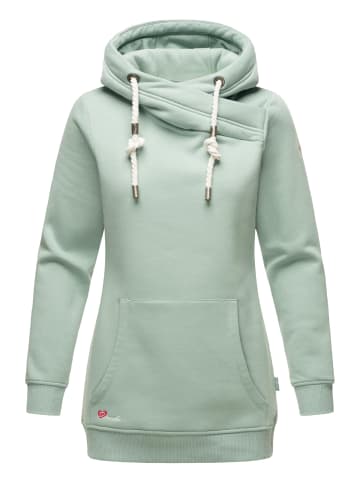 Marikoo Kapuzensweatshirt Izuyaa in Dusty Mint Melange