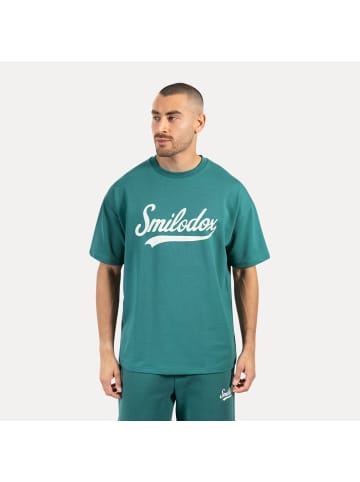 SMILODOX T-Shirt Lorik in Dunkel Grün