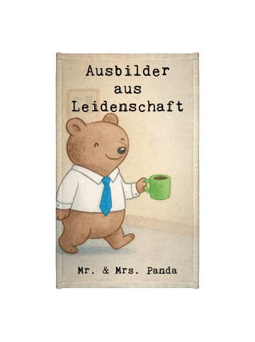 Mr. & Mrs. Panda Gästehandtücher Ausbilder Leidenschaft Design m... in Weiß