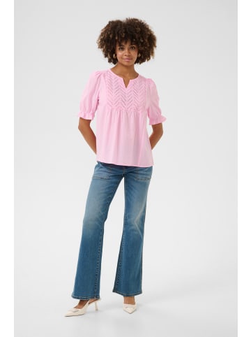 CULTURE Kurzarm-Bluse CUmuxi Relaxed fit in Lilac Sachet