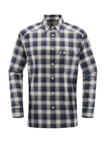 Haglöfs Flanellhemd Tarn Flannell Shirt in Tarn Blue/Baltic Blue