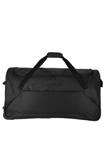 travelite Basics - Rollenreisetasche Plane 97L 71 cm (weiß) in schwarz