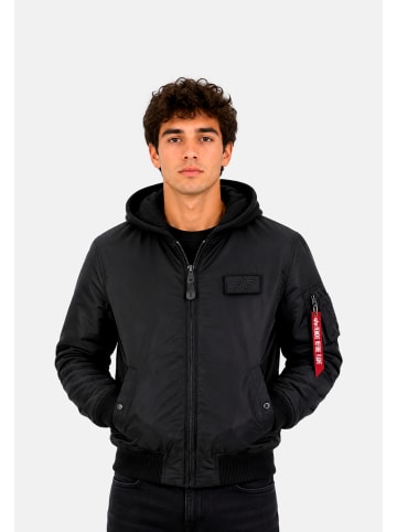 Bomberjacke in schwarz