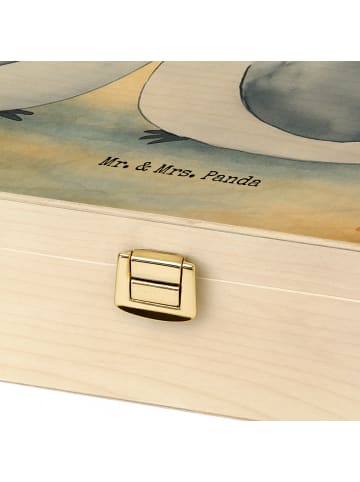 Mr. & Mrs. Panda Teedose Turteltauben Liebe Design mit Spruch in Weiß