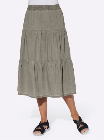 WITT WEIDEN Jeans-Rock in grey denim