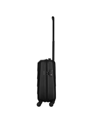 Wenger Prymo 4 Rollen Kabinentrolley 55 cm mit Dehnfalte black