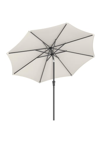 SONGMICS Sonnenschirm Sheld in Beige - (H)252 x Ø290 cm