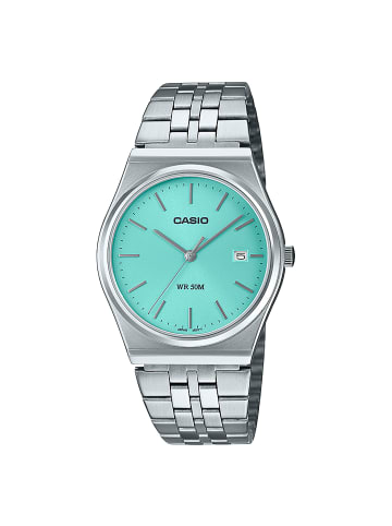 Casio Edelstahl türkis unisex 40mm