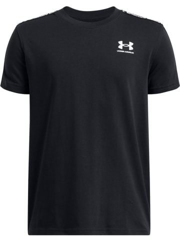 Under Armour Sportshirt "Icon Taped T-Shirt" in Schwarz