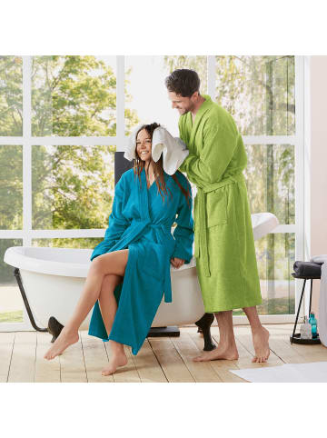 REDBEST Frottier Unisex-Bademantel Chicago in türkis