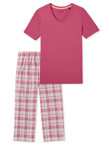 Schiesser Schlafanzug Comfort Essentials in Pink