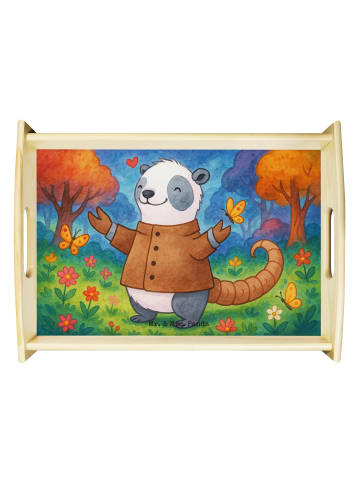 Mr. & Mrs. Panda Tee Tablett Skorpion Astrologie Design ohne Spruch in Weiß