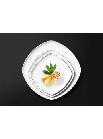 Seltmann Weiden 6er Set Basic-Set Lido Black Line in weiß