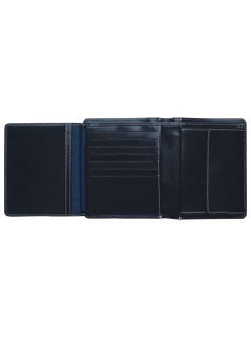 Golden Head Bari Geldbörse RFID Schutz Leder 10.5 cm navy