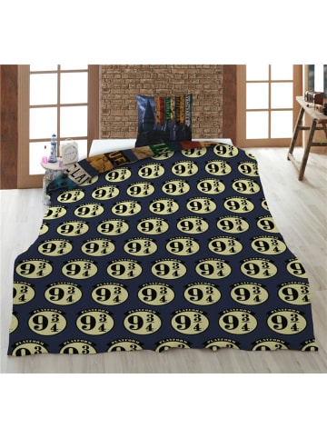 Harry Potter Harry Potter Bettwäsche 140x200 cm + Kissenbezug 65x65 cm Baumwolle in Schwarz