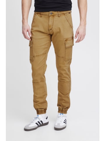 INDICODE Cargohose IDBromfield 65114MM lange Hose mit elastischen Beinbündchen in Gelb