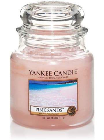 Yankee Candle Duftkerze Pink Sands Classic Medium Jar 411g in Pink