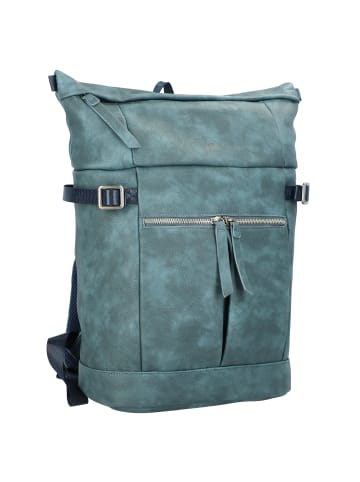 Greenburry Fanny Rucksack 43 cm Laptopfach in petrol