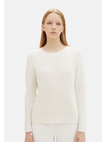 Tom Tailor Pullover in weiß