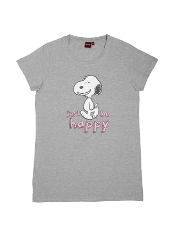 Disney The Peanuts T-Shirt - Snoopy  Bigshirt Oversize in grau