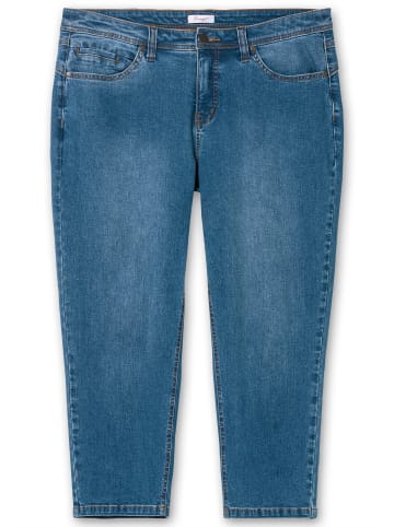 sheego 7/8-Jeans in blue denim